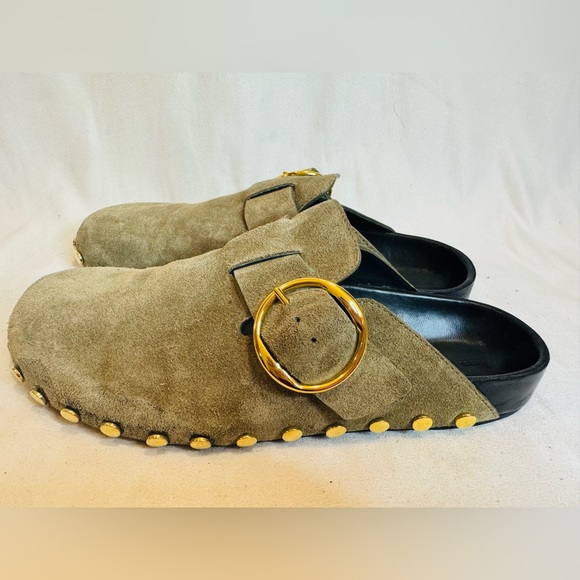 Isabel Marant  Mirvin Suede Clogs - Picture 2 of 10